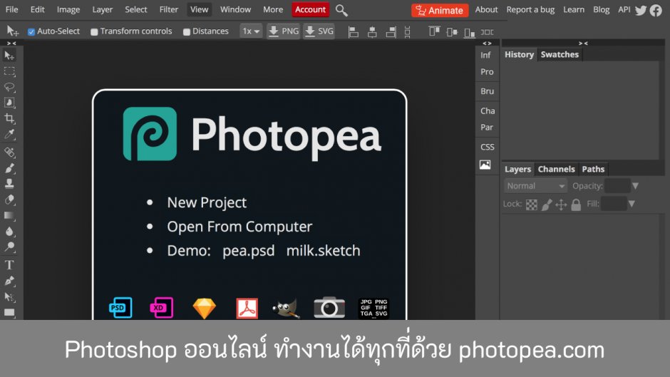 Photoshop-ออนไลน์-ทำงานได้ทุกที่ด้วย-photopea-2